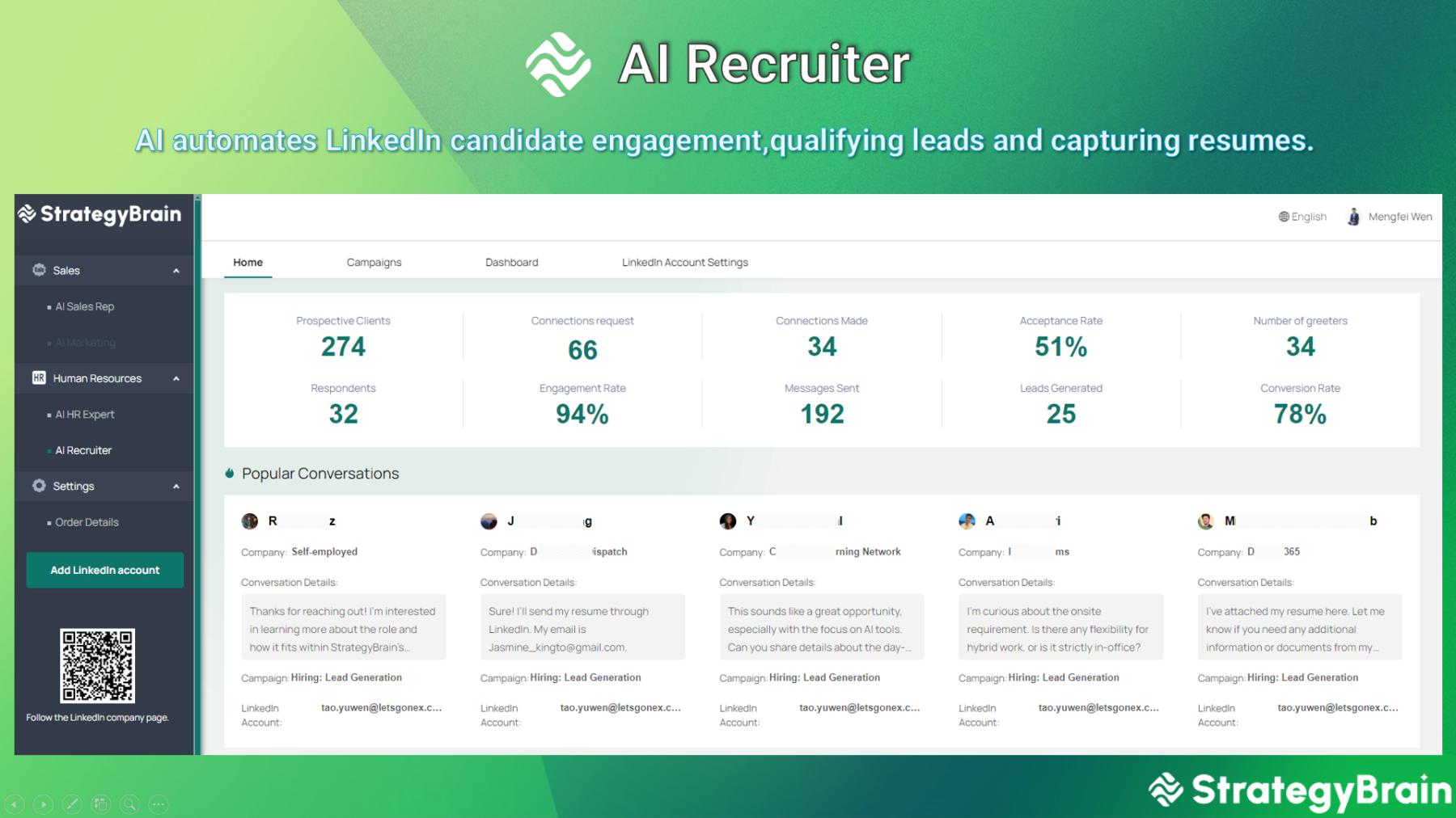 AI Recruiter Dashboard